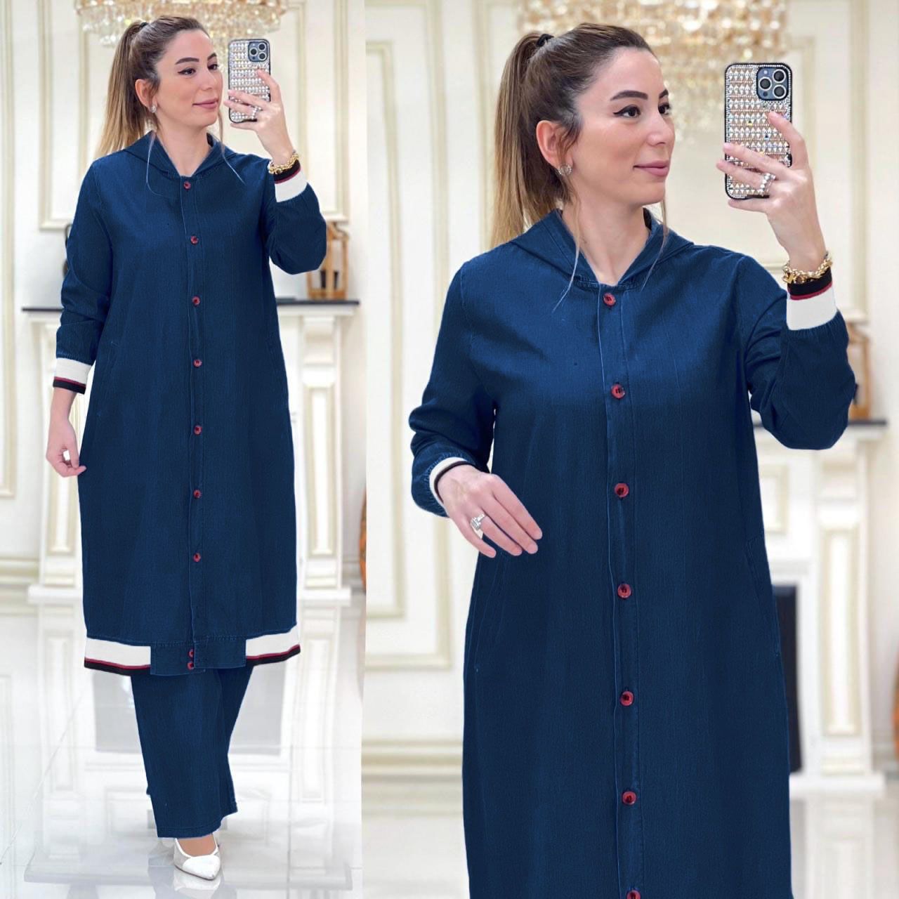 (Ref13)2023فستان دجين