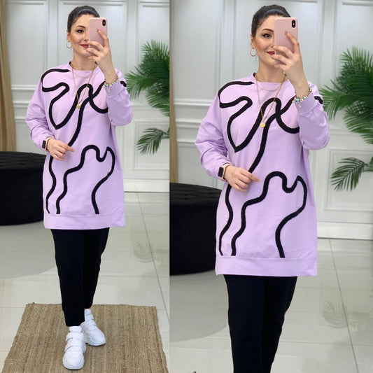 (Ref003)    طقم نسائي شتوي