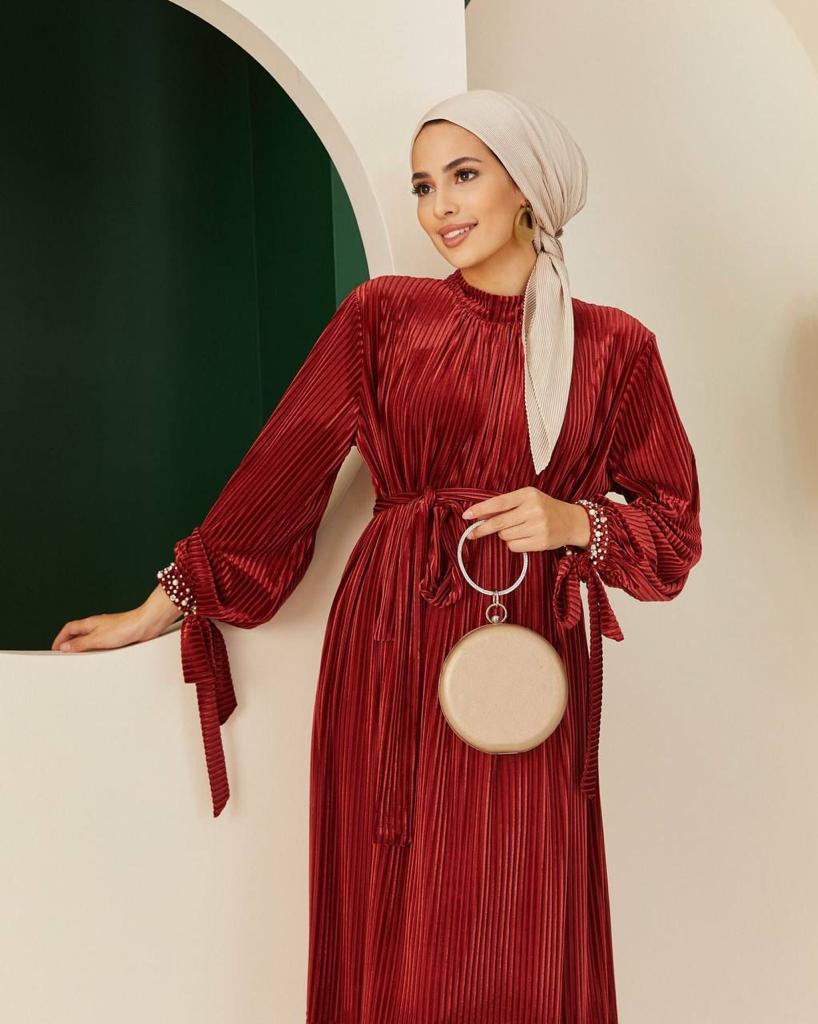 (Ref19)2023فستان ثوب موبرة