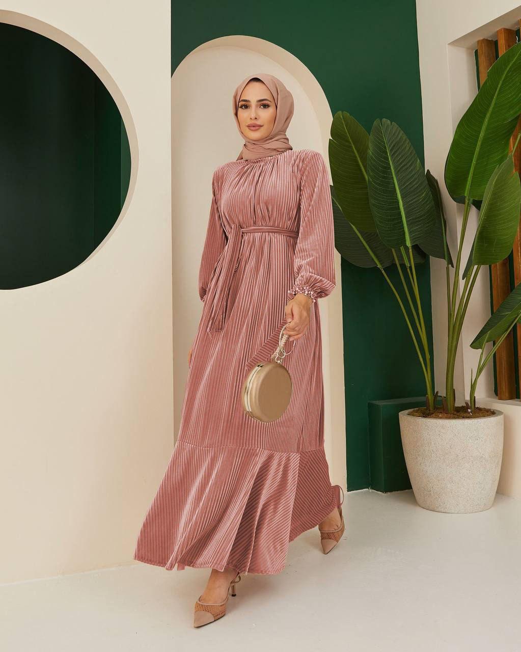 (Ref19)2023فستان ثوب موبرة