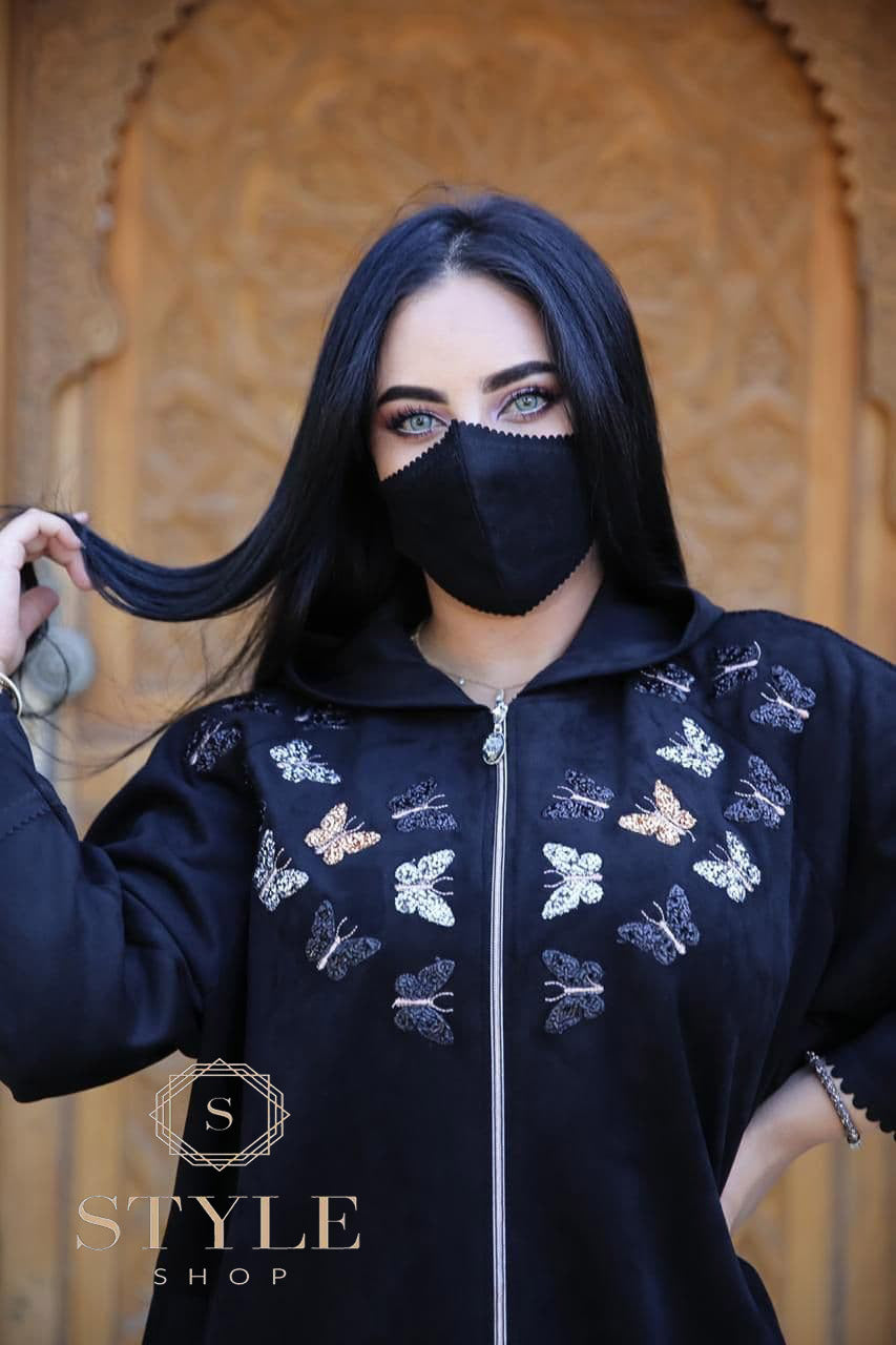 جلابات شتوية عالية الجودة و أنيقة+ كمامة صحية…لتتألقي في فصل الشتاء