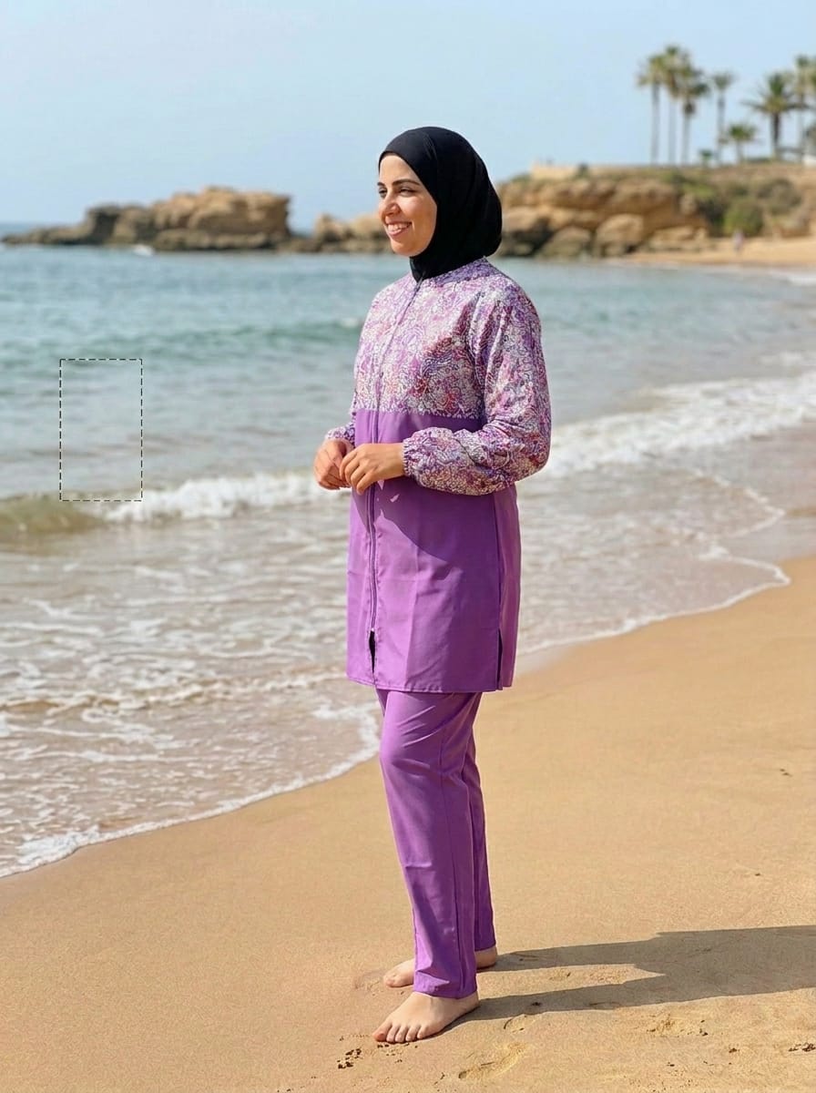 لباس البحر للمحجبات مريح لهذا الصيف
